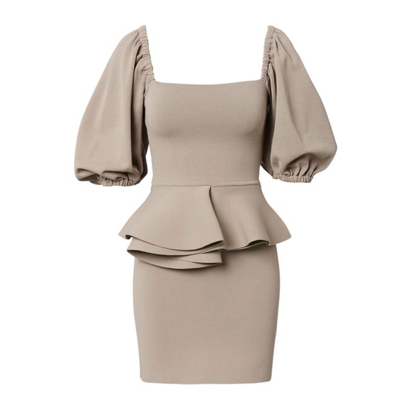 Scanlan Theodore Beige Mini Dress - Picture 6 of 12